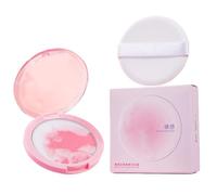 Natural Pressed Powder - Matte Baked Foundation, Long Lasting Coverage, Silky Mineral Powder, Everyday Makeup Cosmetic Kit, Mature Skin Use, Lightweight CC Cream Foundation