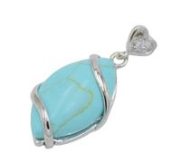 Natural Purple Crystal Lapis Lazuli Rose Pink Quartzs Onyx Tiger Eye Stone Heart Pendants,Turquoise
