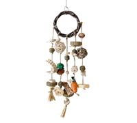 Natural Rabbit Chew Toys, Wood Rabbit Chew Toys with Snacks for Teeth Grinding, Natural Hand-Woven Bunny Cage Chew Treats for Health, Ideal for Rabbits, Prevents Overgrowth of Teeth