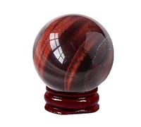 Natural Red Tiger Crystal Ball Jasper Quartz Sphere Ball Gemstone Stone Decoración del hogar Ornaments Sculpture Gift for Friends Family, 3 cm/1.18 Pulgadas