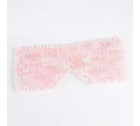 Natural Rose Quartz Face Jade Mask Tool Pink Crystal Jade Eye Mask Gouache Stone Facial Crystal Massager,Eye Mask No Box