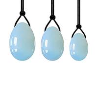 Natural Rose Quartz Yoni Egg Jade Eggs Mujeres Ejercitador Kegel -Green_eggs