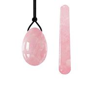 Natural Rose Quartz Yoni Egg Massage Balls Kegel Muscle Trainer Pelvic Floor Tightening Crystal Jade Stone Tool Set-type 04