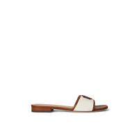 Natural Sandalia Everley de loneta y piel EU 36