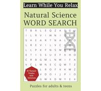 Natural Science Word Search Puzzle Book: Easy-to-read print/6x9 inches, 110 pages/50+ puzzles/For gifts, free time and amusement
