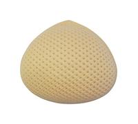 Natural, Semilla de Hierba Formas. Relleno de sujetador de algodón suave relleno de semilla para mastectomía. (Talla 5 un pecho)