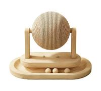 Natural Sisal Cat Scratching Ball - Interactive Claw-Sharpening Toy For Cats & Kittens | Durable Rope Scratching Post Fōr Bored Pets | Fun Entertainment For Small Animals