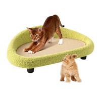Natural Sisal Scratch Pad, Cat Lounge Bed, Scratching Mat with Strong Woven Texture, Comfortable Resting Bed for Indoor Cats, Pet Scratcher with Modern Style, Cat Accessory for Patio