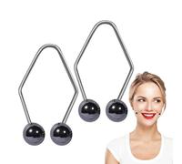 Natural Smile Trainer - Compact Stainless Steel Smile Trainer, Comfortable To Wear, Cheek Lift Beauty Tool For Working, Sleeping, Reading, Typing, Studying, Facial Exercise Tool For Training, Jawline