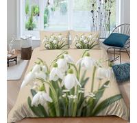 natural spring bouquet Funda Edredon Microfibra Suave Juego de 3 Piezas Estampado 3D natural spring bouquet Funda de Edredón con Funda de Almohada Transpirable for Ancianos Super king（260x220cm）