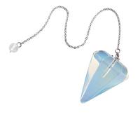 Natural Stone Balance Crystal Red Agates Dowsing Pendulum Circular Cone Charms Pendant for Men Women Divination Gift-P0021