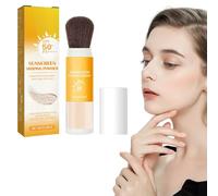 Natural Sunscreen Setting Powder,SPF 50 Mineral Matte Finish Loose Face Powder Creates Soft Focus Effect,Oil Control Natural,Matte Finish, Lasting, Lightweight & Breathable