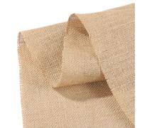 Natural Tela de arpillera Extra ancho 63” 160cm Ancho, Tela de arpillera de yute para Tapicería Artesanía Caminos de mesa Jardín Decoración de bodas [5 Meters]