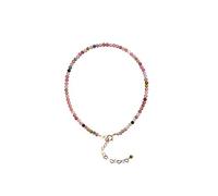Natural Tourmaline Anklet Women's Summer Non-Fading Crystal Ankle Chain Fashion