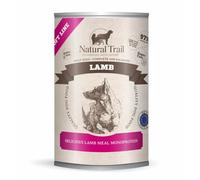Natural Trail, 400 g de Cordero, línea Suave, monoproteína, sin Dios, húmeda, Comida para Perros, Lata