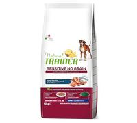 Natural Trainer Med/Max Adult Sensitive No Grain Trucha Pienso para Perros 12 Kg