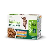 Natural Trainer - Alimentos húmedos para Gatos Adultos - Bocaditos en Salsa Multipack 12 x 85 g