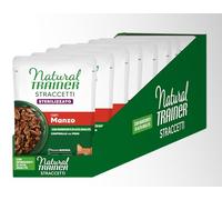 Natural Trainer - Alimentos húmedos para Gatos Adultos esterilizados - Bocaditos en Salsa con Carne 24 x 85 g