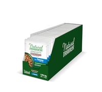 Natural Trainer Bienestar Digestivo Alimento Húmedo para Gatos Straccetti con Atún 70g * 28