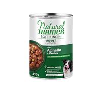 Natural Trainer - Bocados para Perro Mediano y Maxi con Cordero - 12 x 415 g