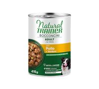 Natural Trainer - Bocados para Perro Mediano y Maxi con Pollo, 12 x 415 g