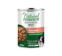 Natural Trainer - Bocados para Perro Mediano y Maxi con salmón - 12 x 415 g