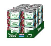 Natural Trainer - Comida húmeda para Gatos, Patas de atún, 18 x 85 g