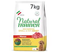 Natural Trainer - Comida para Perros Small & Toy, Carne de Res y arroz, 7 kg