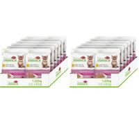 Natural Trainer Kitten & Young - Comida húmeda para Gatos con Pollo, 12 Sobres x 85 g, 1020 g (Paquete de 2)
