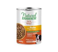 Natural Trainer Medium-Maxi Comida húmeda para Perros Adultos - Paté con Pollo 12 x 400 g