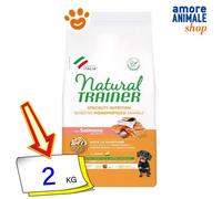 Natural Trainer Perro Sensitive No Gluten Mature Small& ; Juguete Salmón 2KG