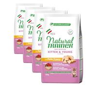 Natural Trainer - Pienso para Gatitos Kitten con Pollo - 1,5kg (Paquete de 4)
