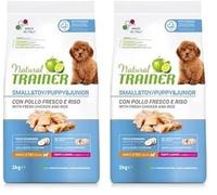 Natural Trainer Puppy & Junior pienso para Perros Small & Toy (Paquete de 2)