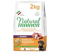 Natural Trainer Sensitive No Gluten - Pienso para Perros Mini-Toy Adult con Pato y Cereales Integrales - 2kg