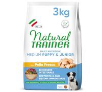 Natural Trainer Trainer Natural Medium Puppy Junior kg. 3 Comida Seca para Perros, Multicolor, única