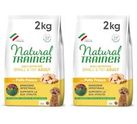 Natural Trainer Trainer Natural Small Pollo Riso kg. 2 Comida Seca para Perros, Multicolor, única (Paquete de 2)