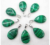 Natural Unakite Stone Water Drop Shape Pendant para DIY Jewelry Making Paldants Charms, NO.23