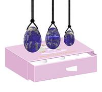 Natural White Howlite Yoni Egg Set Tightening Natural Jade Yoni Eggs Kegel Exerciser-Drilled_Egg_with_Box