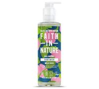 Natural Wild Rose Hand Wash, Restoring, Vegan & Cruelty Free, Parabens and SLS Free, 400ml
