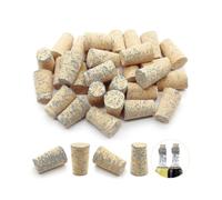 Natural wine corks for homebrew 30 pack wooden stoppers replacement