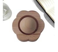 Natural Wood Diffuser - Ball Design Quiet Aromatherapy Diffusers, 3.15 Inches No Electricity Required Scent Diffuser, Wooden Essential Oil Fragrance Holder, Car Air Freshener Decor