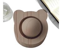 Natural Wood Diffuser - Ball Design Quiet Aromatherapy Diffusers, 3.15 Inches No Electricity Required Scent Diffuser, Wooden Essential Oil Fragrance Holder, Car Air Freshener Decor