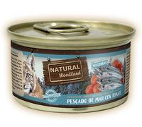 Natural Woodland Pescado de Mar con Tomate Gatos Tarrinas 24 x 85 gr