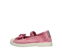 NATURAL WORLD Bailarinas DE ALGODÓN con MOÑO Fondo Caucho 473603 Rosa tamaño: 33