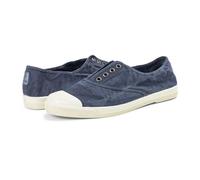 Natural World Eco - Zapatillas Hombre de algodón orgánico y Caucho - Color Azul Marino - 3102E