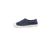 Natural World Eco - Zapatillas Hombre de algodón orgánico y Caucho - Color Azul Marino - 3102E
