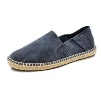 Natural World Eco - Zapatillas Veganas Camping Yute Enzimatico 325E de Tela para Hombres Estilo a la Moda sin Cordones Algodón 100% Orgánico