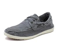 Natural World Eco Náuticos Hombre | 303E Hombre | Zapatos Hombre Verano | Calzado Sostenible y Casual (Gris, 43)