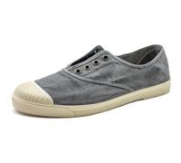 Natural World Eco - Zapatillas Hombre de algodón orgánico y Caucho - Color Gris - 3102E