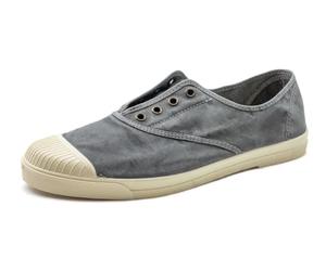 Natural World Eco - Zapatillas Hombre de algodón orgánico y Caucho - Color Gris - 3102E